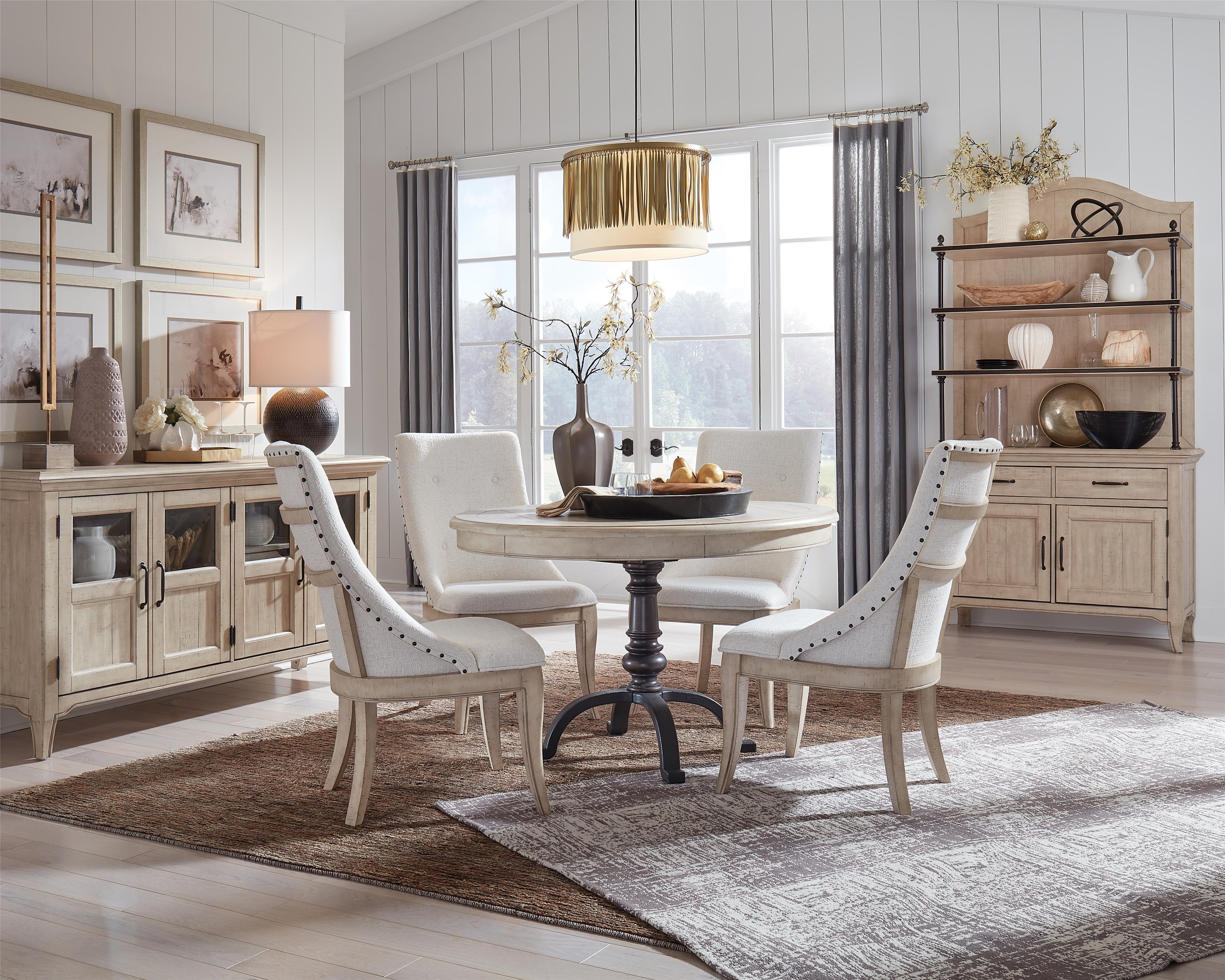 Harlow dining table shop and 4 chairs